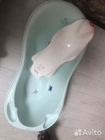 Ванночка для купания с горкой объявление продам