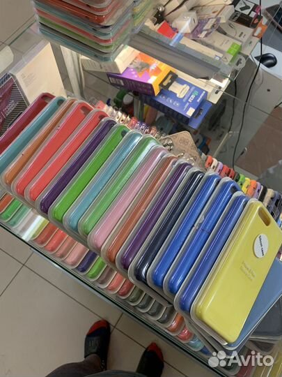 Чехлы на iPhone silicone case под оригинал