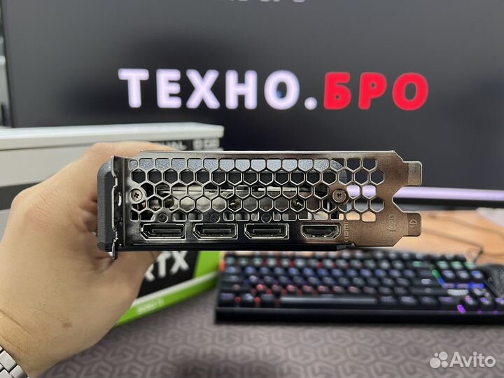 Видеокарта Palit RTX 3060ti в идеале