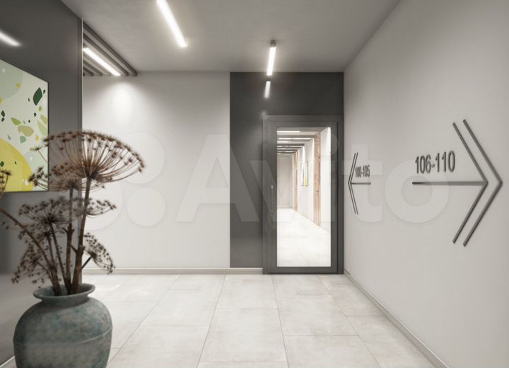 2-к. квартира, 55,4 м², 7/14 эт.