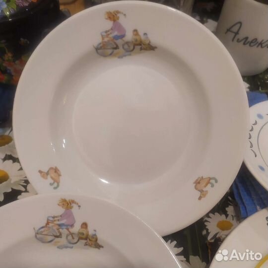 Детские тарелки СССР