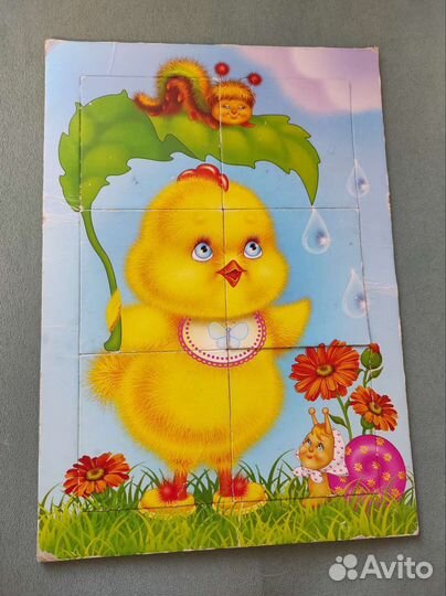 Деревянные пазлы вкладыши