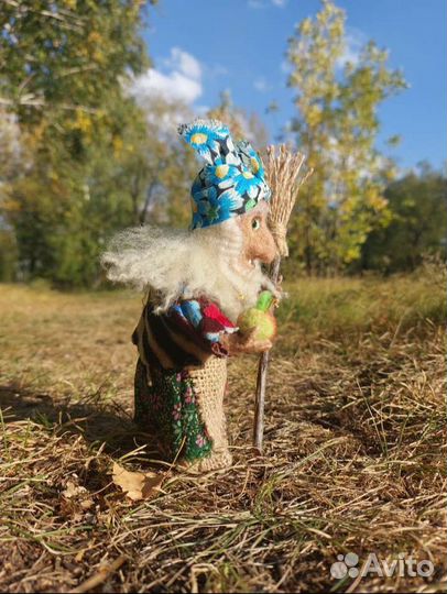 Игрушка ручной работы. Баба яга