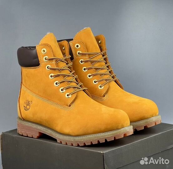 Теплые Timberland с мехом