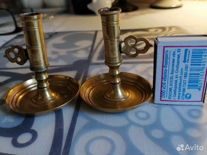 Подсвечники на тонкую свечу