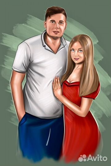 Цифровой портрет по фото