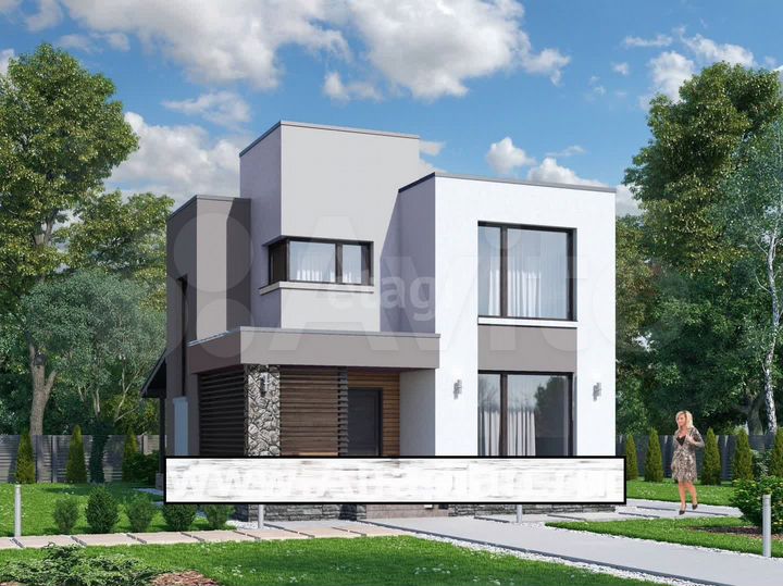 Коттедж 190 м² на участке 12,2 сот.