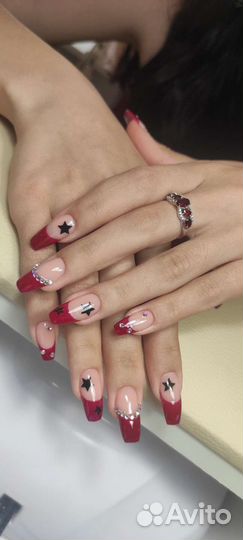 Маникюр с покрытием, педикюр