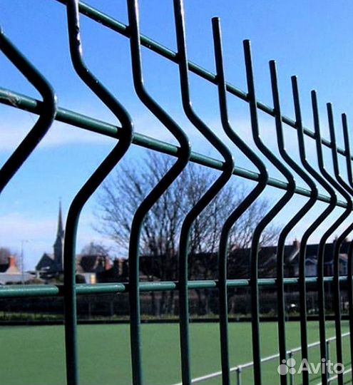 Забор сетка 3д