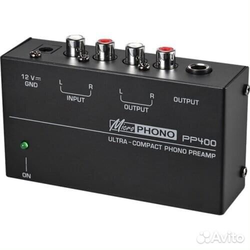 Фонокорректор Behringer PP 400 microphono и Приемн