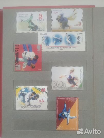 Марки борьба дзюдо