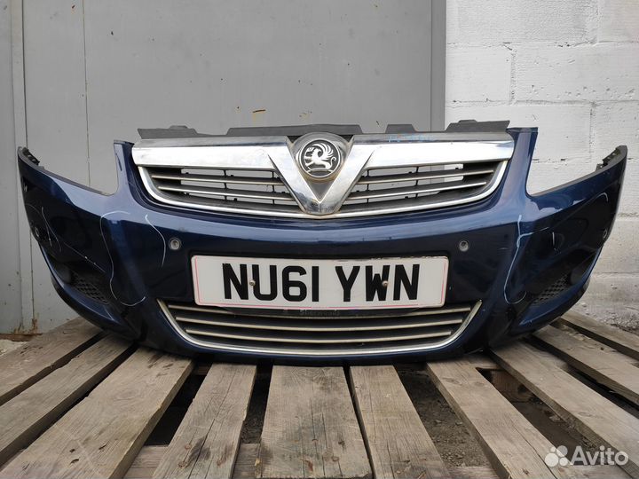 Бампер передний на Zafira B Рестайлинг Парктроник