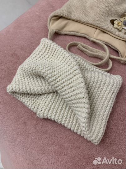 Комплект шапка, шарф