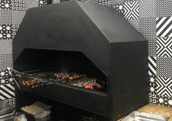 Мангал для кафе новый