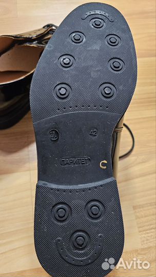 Туфли военные лакированные