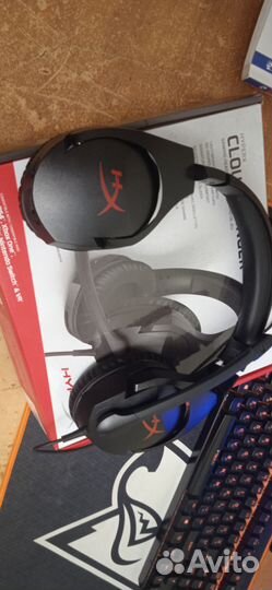 HyperX Игровые наушники с микрофоном