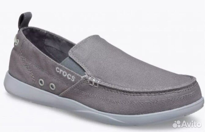 Мокасины слипоны кеды лоферы Walu Crocs 39 - 48 р