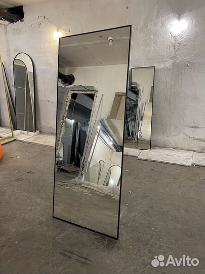 Зеркало 2 в 1 напольное/настенное в тонкой раме