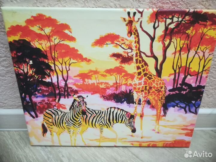 Постеры, картины в рамке комплект серия Африка