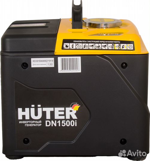 Генератор Huter DN1500i 1.2кВт