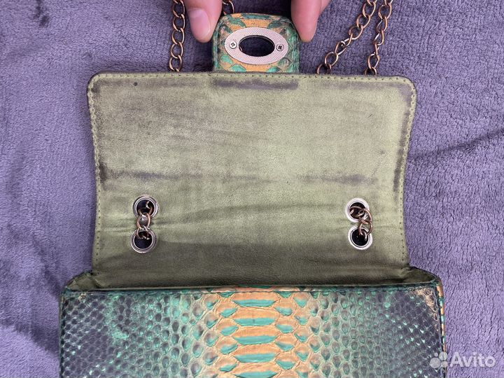 Сумка из кожи питона