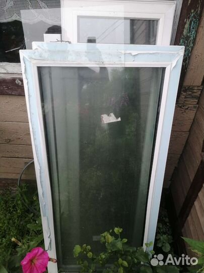 Окна пластиковые бу глухие