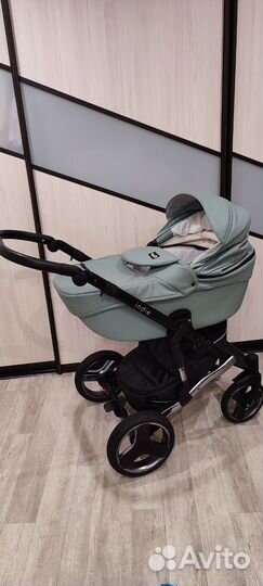 Коляска 2 в 1 эко кожа