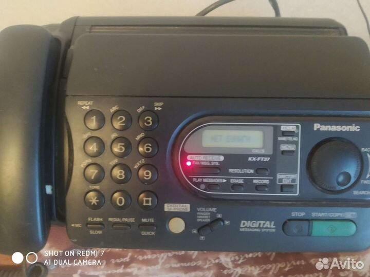 Телефон Факс panasonic kx-ft37rs