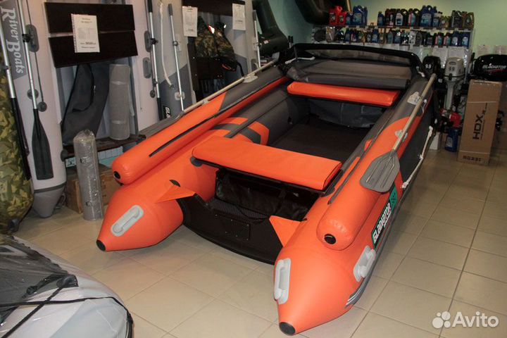 Надувная лодка Гладиатор Е380X нднд фб