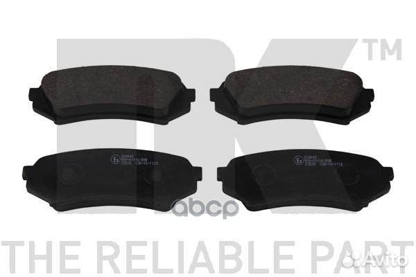 Колодки дисковые з toyota land cruiser100 4.7i