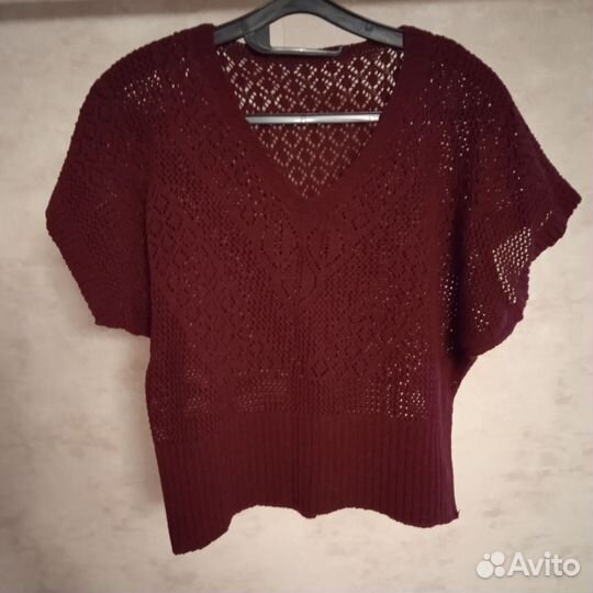 Жилетка вязаная