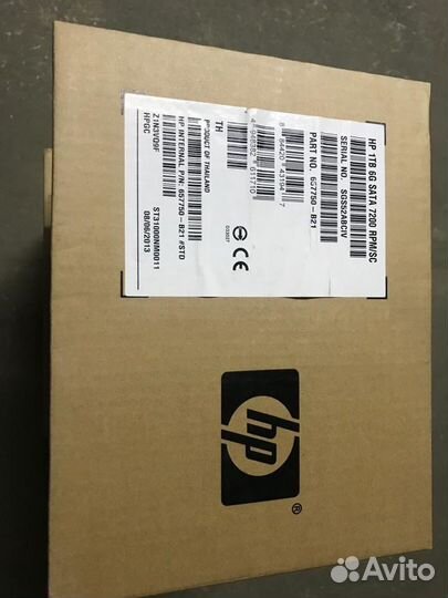 HP 1TB 7.2K 6G SATA SC. 657750-B21