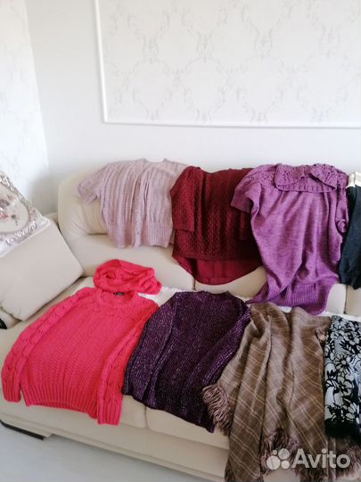 Вещи женские теплые пакетом размер 44-46