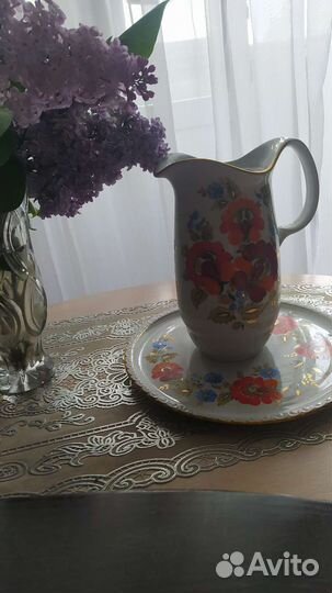 Набор посуды (кувшин и блюдо) Барановка