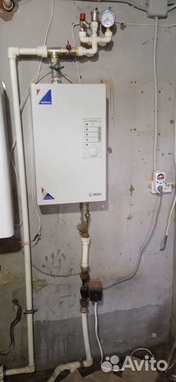 Электро котел отопления бу