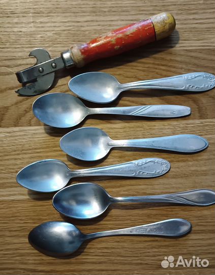 Ложки чайные:алюминиевые и нержавеющие из СССР
