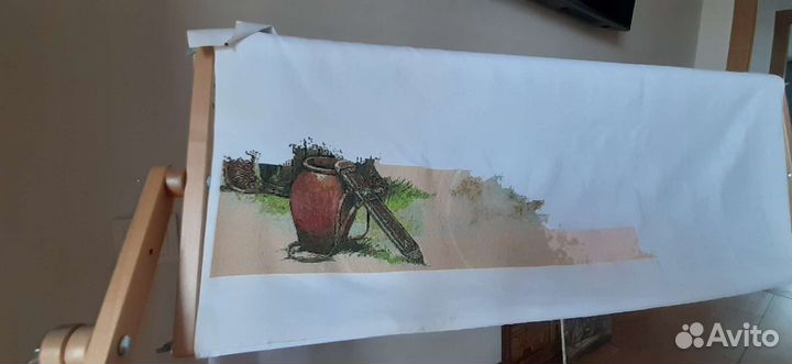 Станок для вышивания напольный