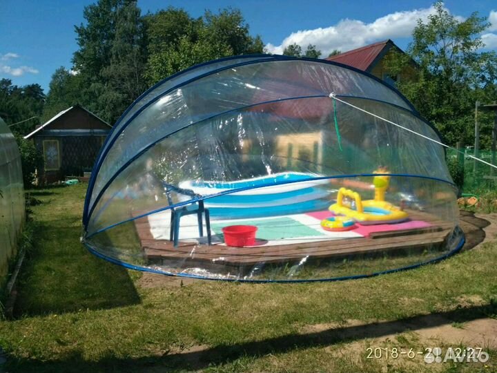 Павильон купол тент для бассейна, батута,песочника