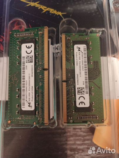 Оперативная память Micron DDR4 8Gb 2x8 гб (16 гб)