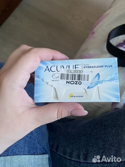 Контактные линзы -3,75. В коробке 4 штуки