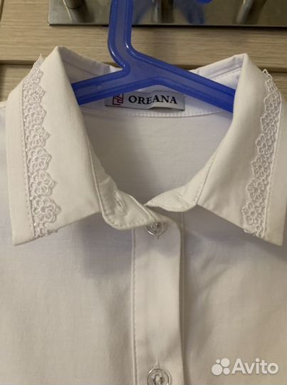 Рубашка школьная 140