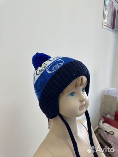 Зимняя шапка для мальчика