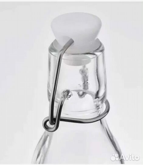 Икеа Коркен Бутылка с пробкой, 150 мл, 3шт