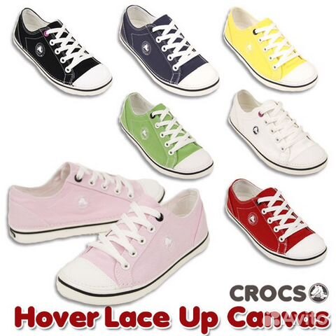 crocs hover lace up canvas