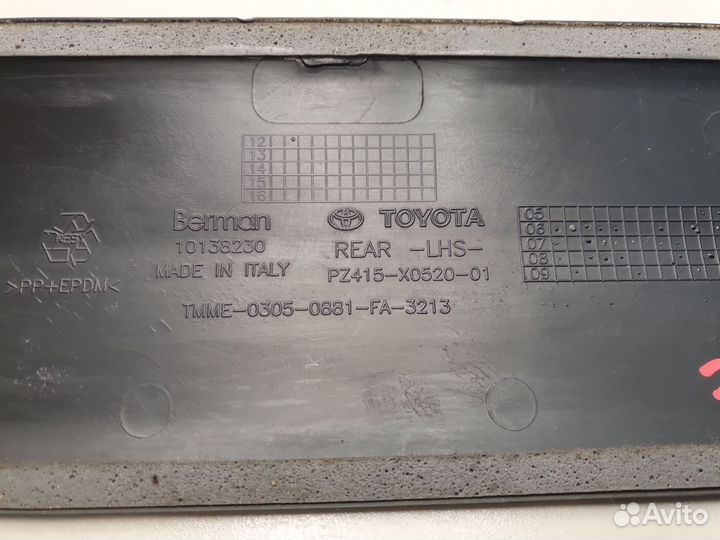 Накладка двери задней левой Toyota RAV 4 2005-2013