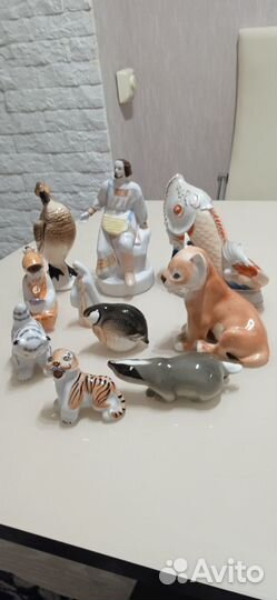 Статуэтки животных, птиц СССР