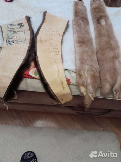 Меховой воротник норка