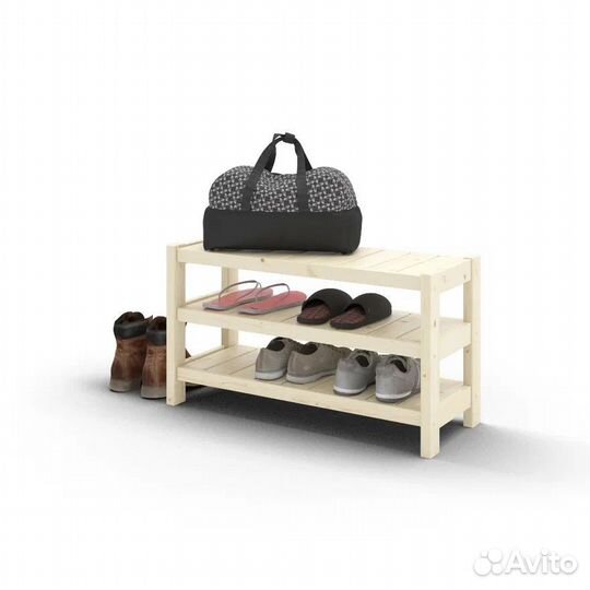 Тумбы для обуви из дерева в классическом стиле