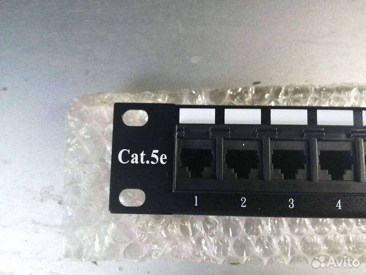 Cat5e 24 ports patch panel
