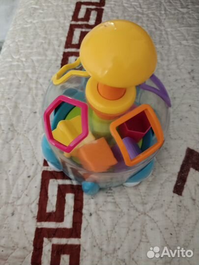Игрушка бегемот сортер
